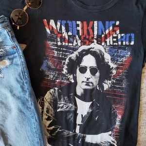 🎉3/$39 John Lennon Working Class Hero Tee